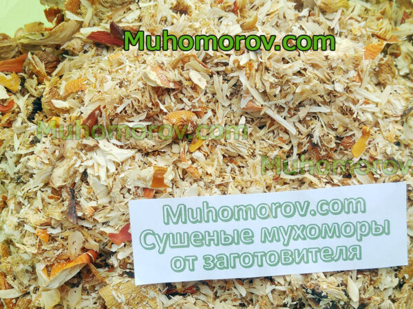 Крошеные шляпки мухомора по низкой цене